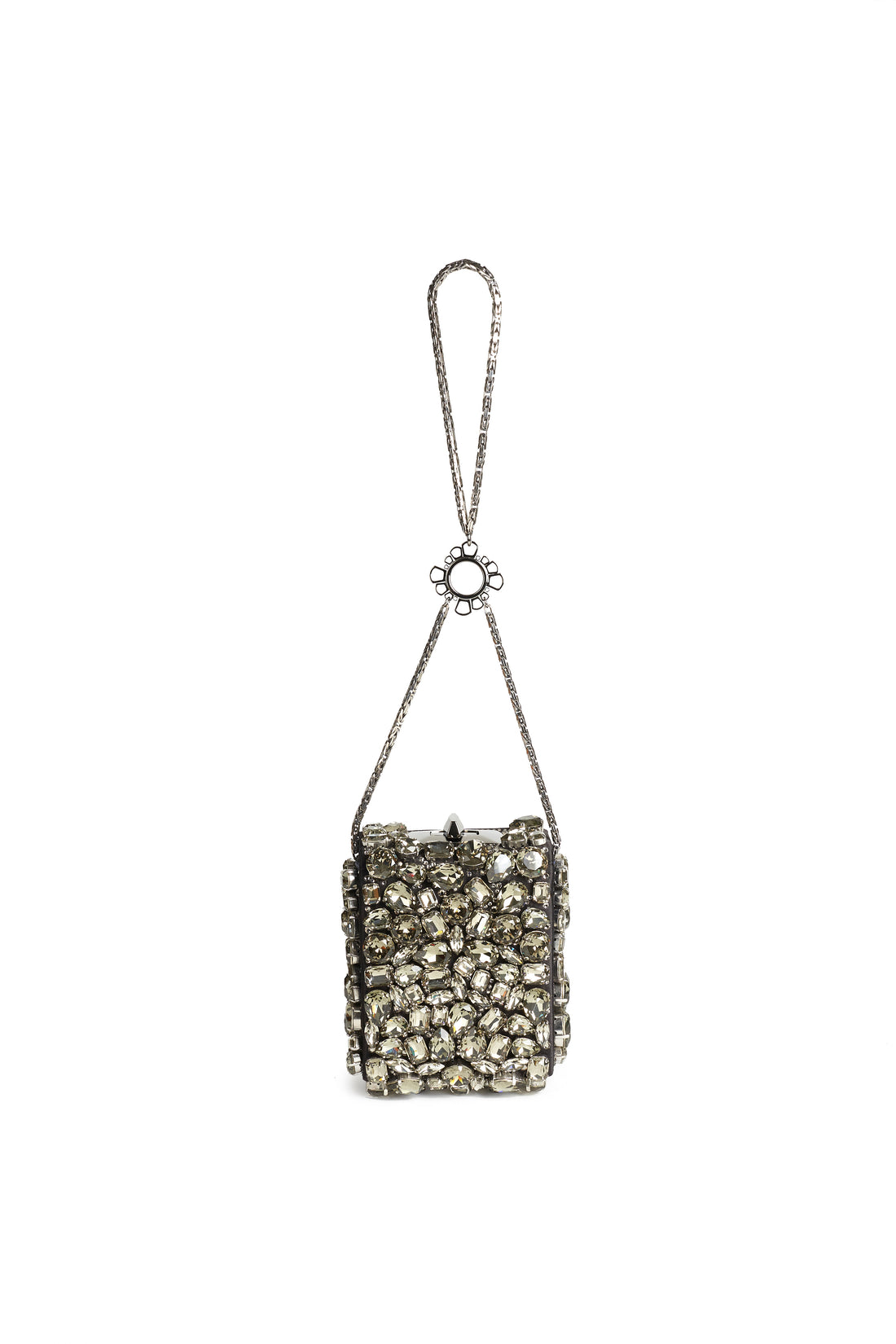 MINAL 9 -CRISTAUX ET SATIN GRAPHITE uniquement sur commande