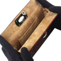 MINAL 18 - CRISTAUX ET SATIN BORDEAUX