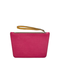 POCHETTE TRAPÈZE 22 - VEAU FUSCHIA