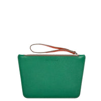 POCHETTE TRAPÈZE 22 - VEAU VERT