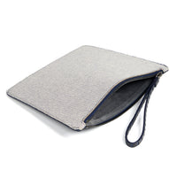 POCHETTE TRAPEZE 25 - TOILE ET VEAU MARINE
