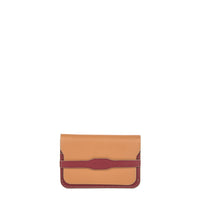 PORTE-CARTE CASTIGLIONE - VEAU BRIQUE ET BARENIA