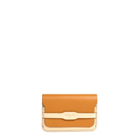 PORTE-CARTE CASTIGLIONE - VEAU BISCUIT ET ECRU
