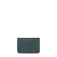 PORTE-CARTE CASTIGLIONE - VEAU CELADON ET VERT SAPIN