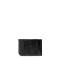 PORTE CARTE MILES - LEZARD NOIR