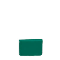 PORTE-CARTE - VEAU ET CROCODILE EMERAUDE