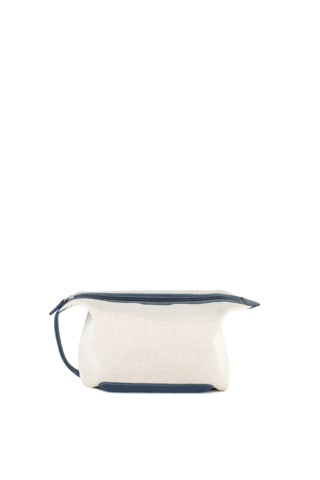 TROUSSE CHRISTIAN - TOILE ET VEAU BLEU PETROLE