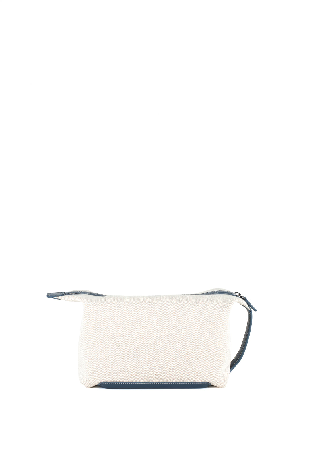 TROUSSE CHRISTIAN - TOILE ET VEAU BLEU PETROLE