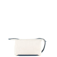 TROUSSE CHRISTIAN - TOILE ET VEAU BLEU PETROLE