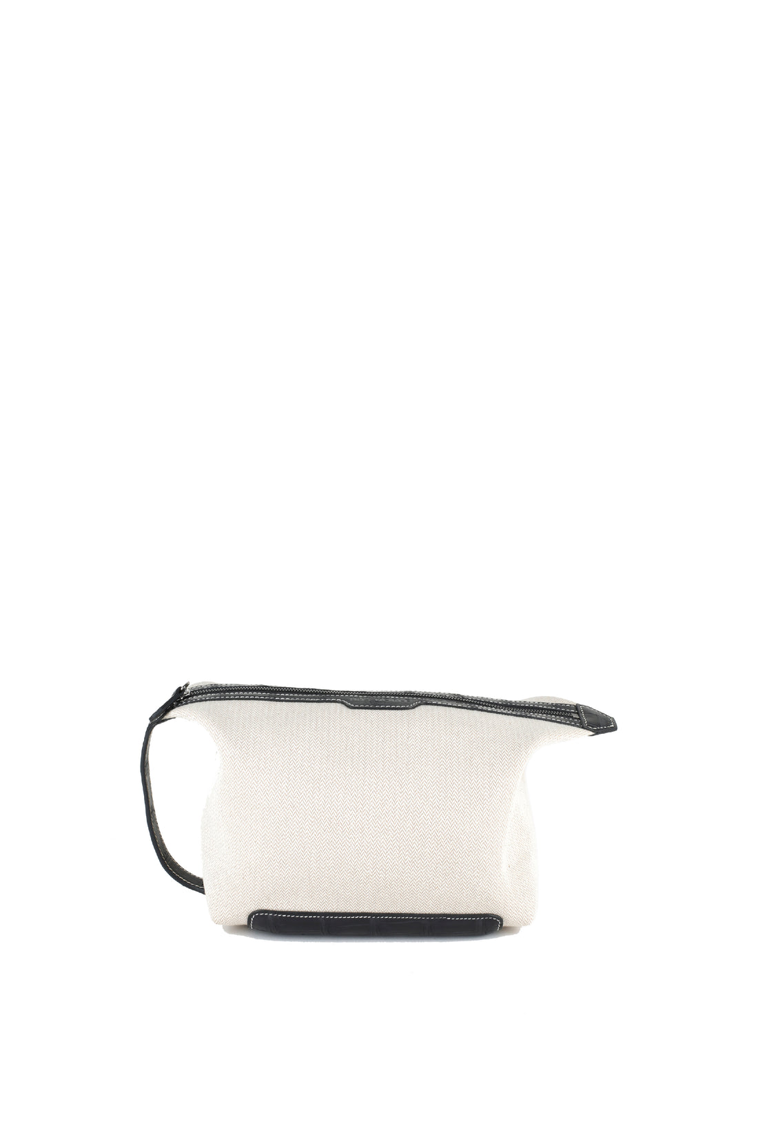 TROUSSE CHRISTIAN - TOILE ET CROCODILE NOIR