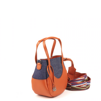 EJIAH 17 - DENIM VEAU ORANGE BRÛLÉ