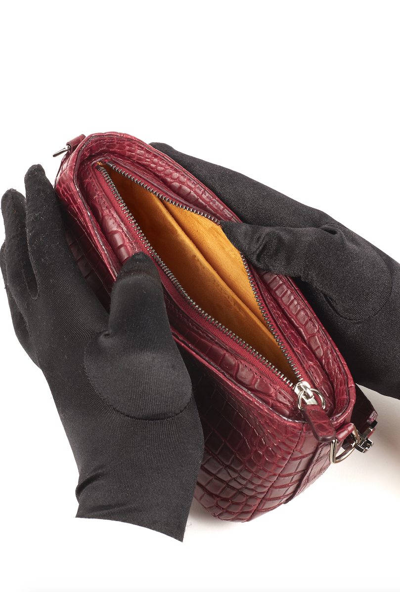 LYNN 19 - CROCODILE GRENAT