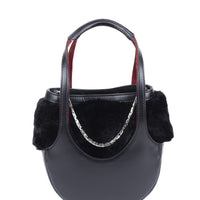 EJIAH 17 DUETTO - VEAU FOURRURE NOIR
