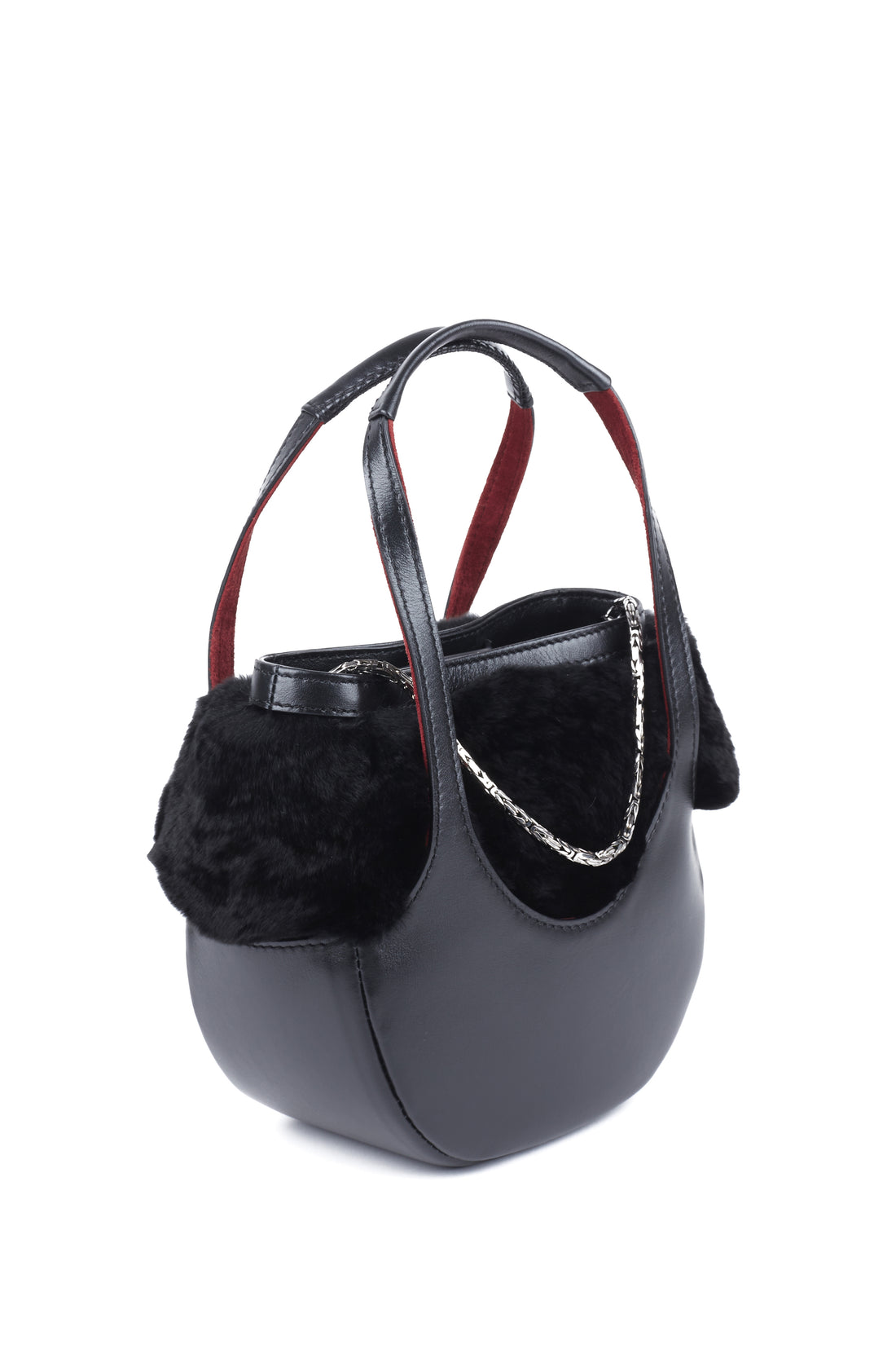 EJIAH 17 DUETTO - VEAU FOURRURE NOIR
