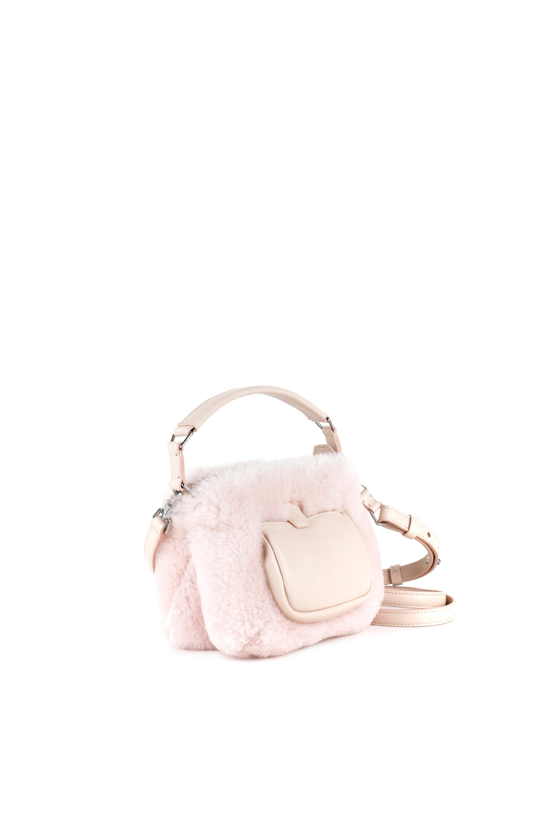LESLIE 18  - SHEARLING ROSE POUDRE