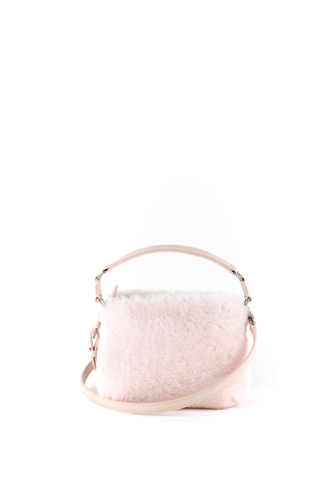 LESLIE 18  - SHEARLING ROSE POUDRE