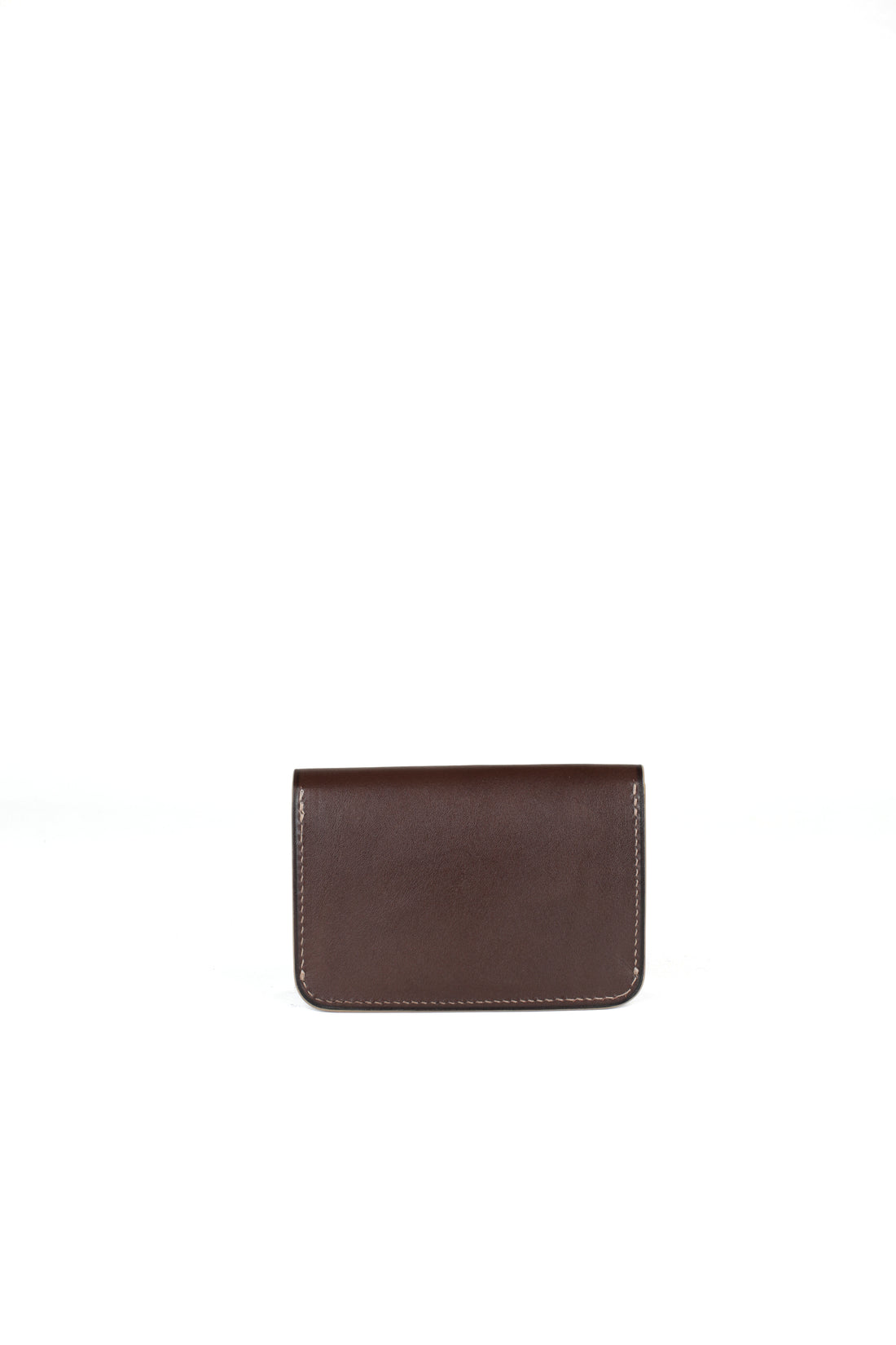 PORTE-CARTE CASTIGLIONE - VEAU ET CROCODILE CHOCOLAT