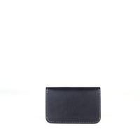 PORTE-CARTE CASTIGLIONE - VEAU ET CROCODILE BLEU NUIT