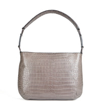 LESLIE 32 - CROCODILE GRIS PLOMB