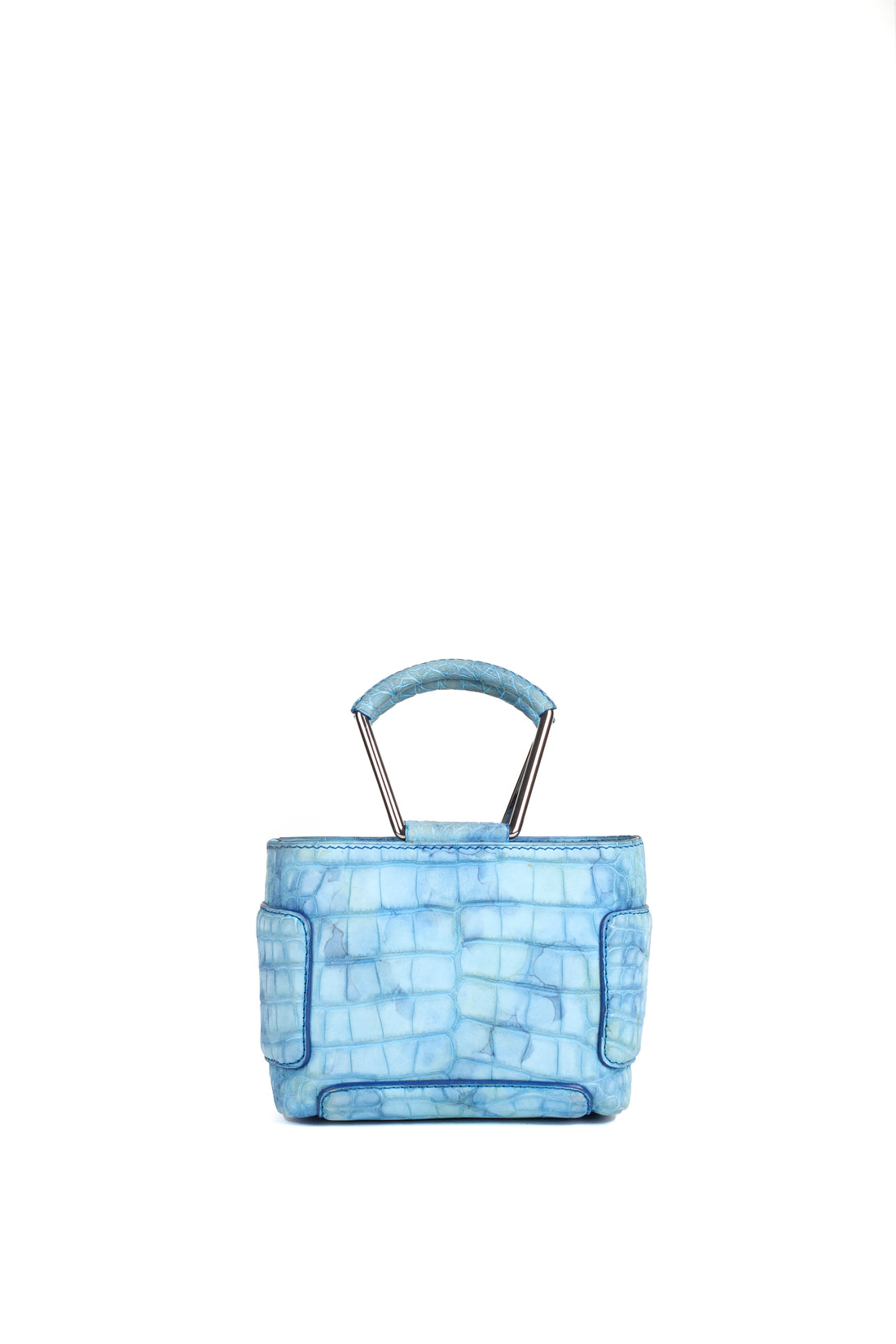 KAYLA 15 - CROCODILE BLEU AQUARELLE