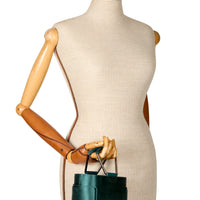 KAYLA 15 - SATIN VERT EMPIRE