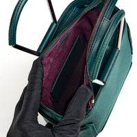 KAYLA 15 - SATIN VERT EMPIRE