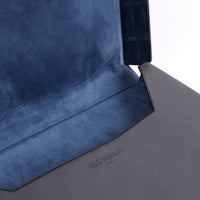 PORTE DOCUMENT - CROCODILE BLEU