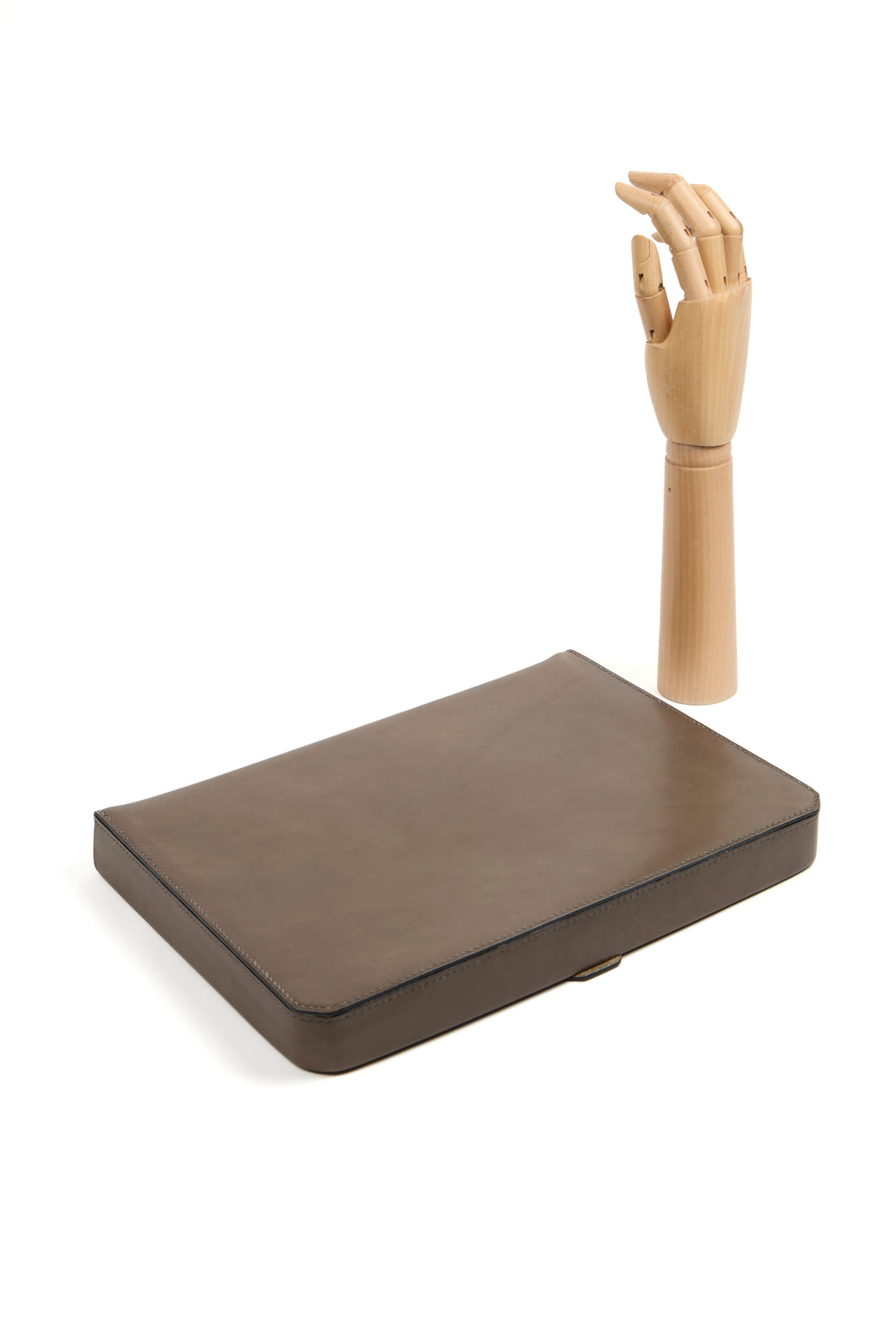 PORTE DOCUMENT - VEAU MARRON