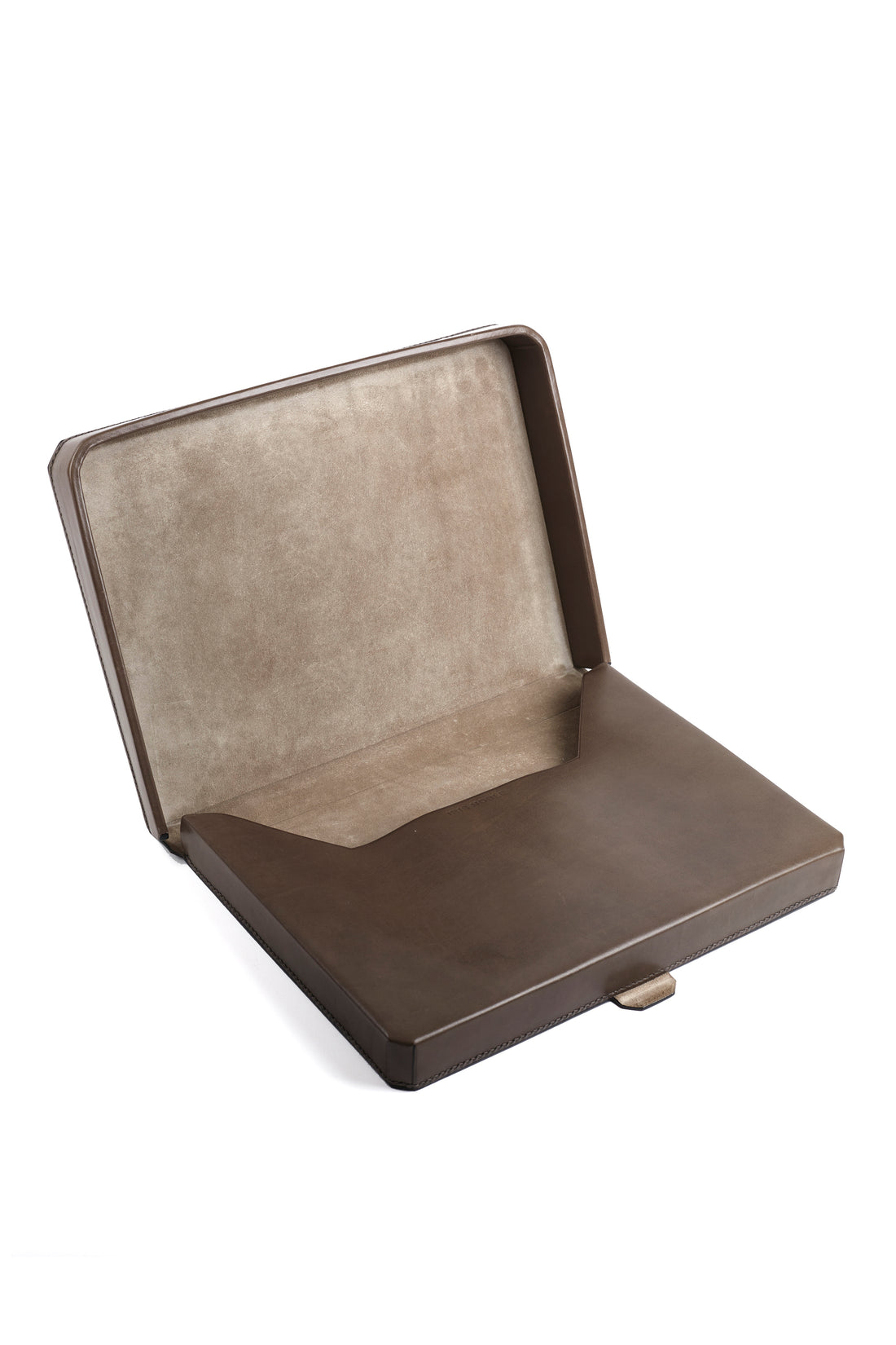 PORTE DOCUMENT - VEAU MARRON