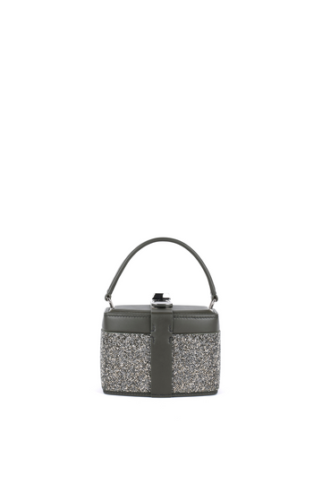 IVY 14 MINI - CRISTAUX SILVER ET VEAU KAKI