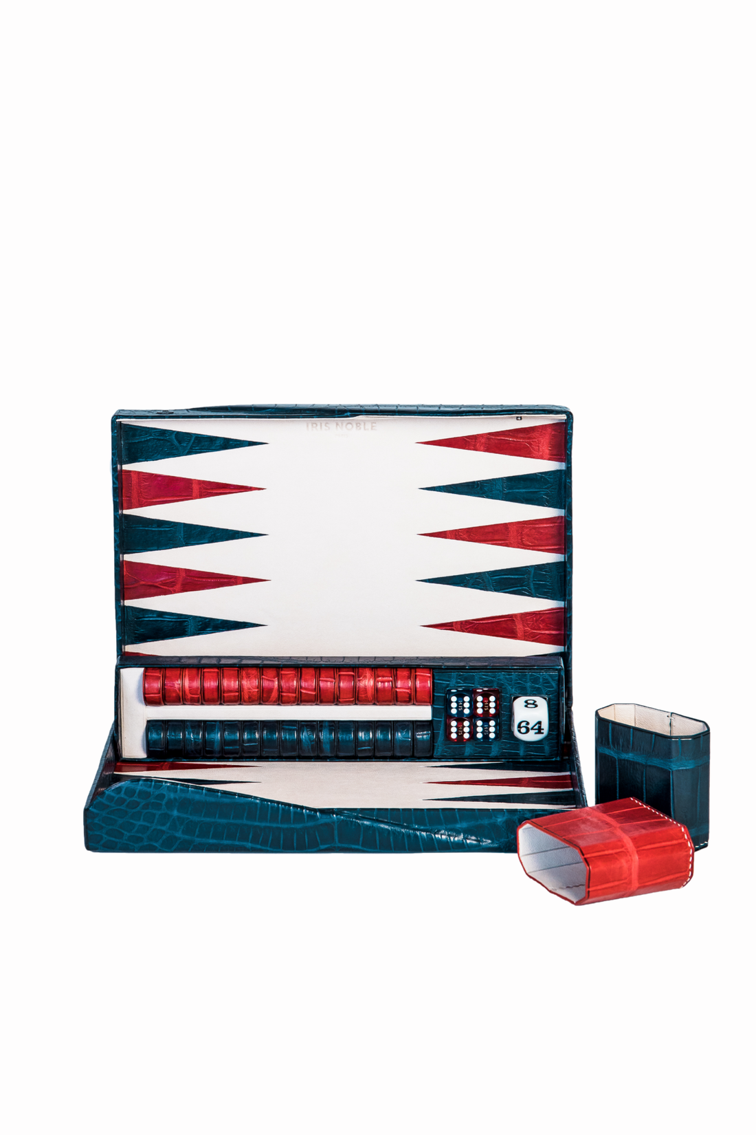 BACKGAMMON -  CROCODILE BLEU ET ROUGE