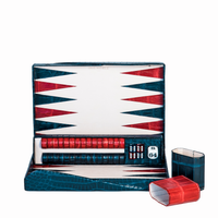 BACKGAMMON -  CROCODILE BLEU ET ROUGE