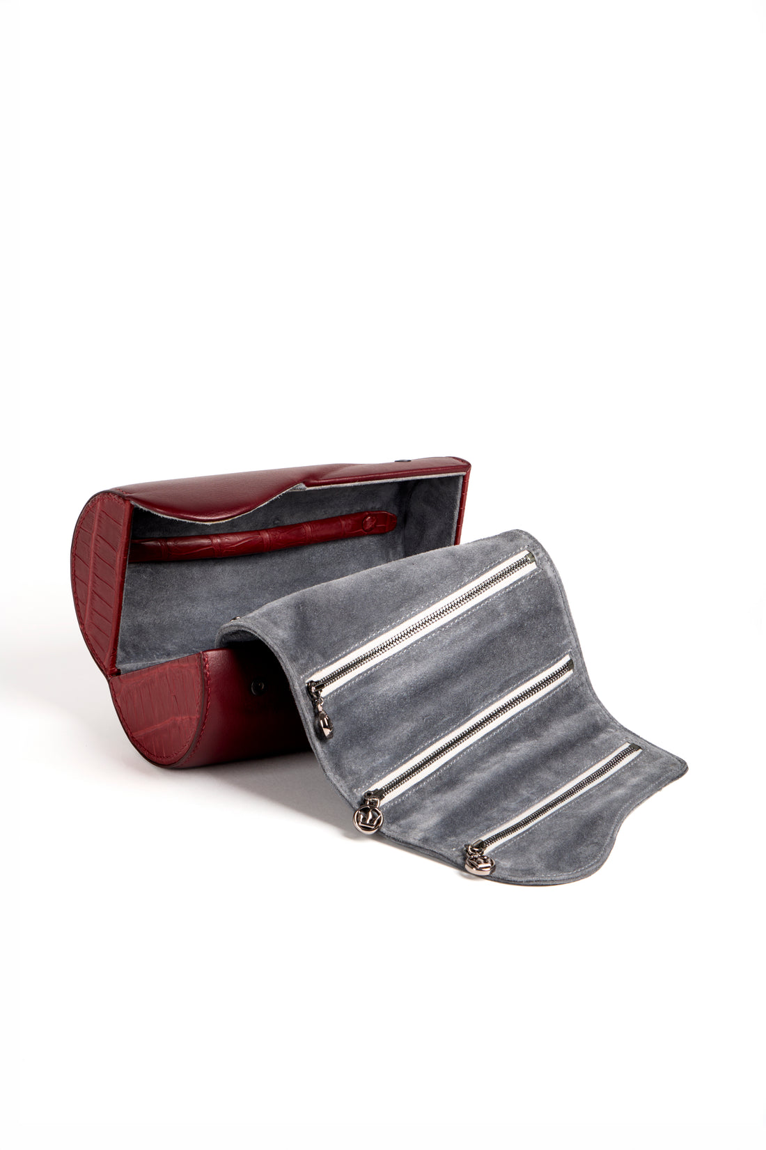 BOITE A BIJOUX - VEAU BORDEAUX