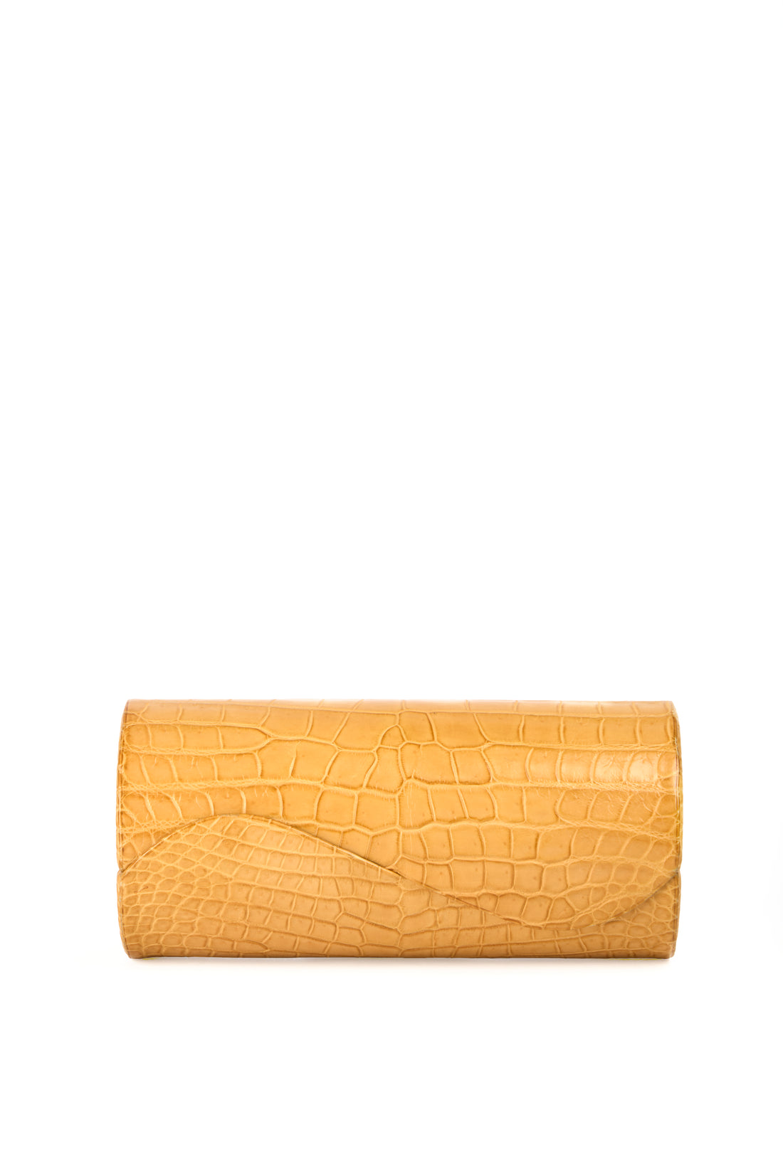 BOITE A BIJOUX - CROCODILE CHAMPAGNE