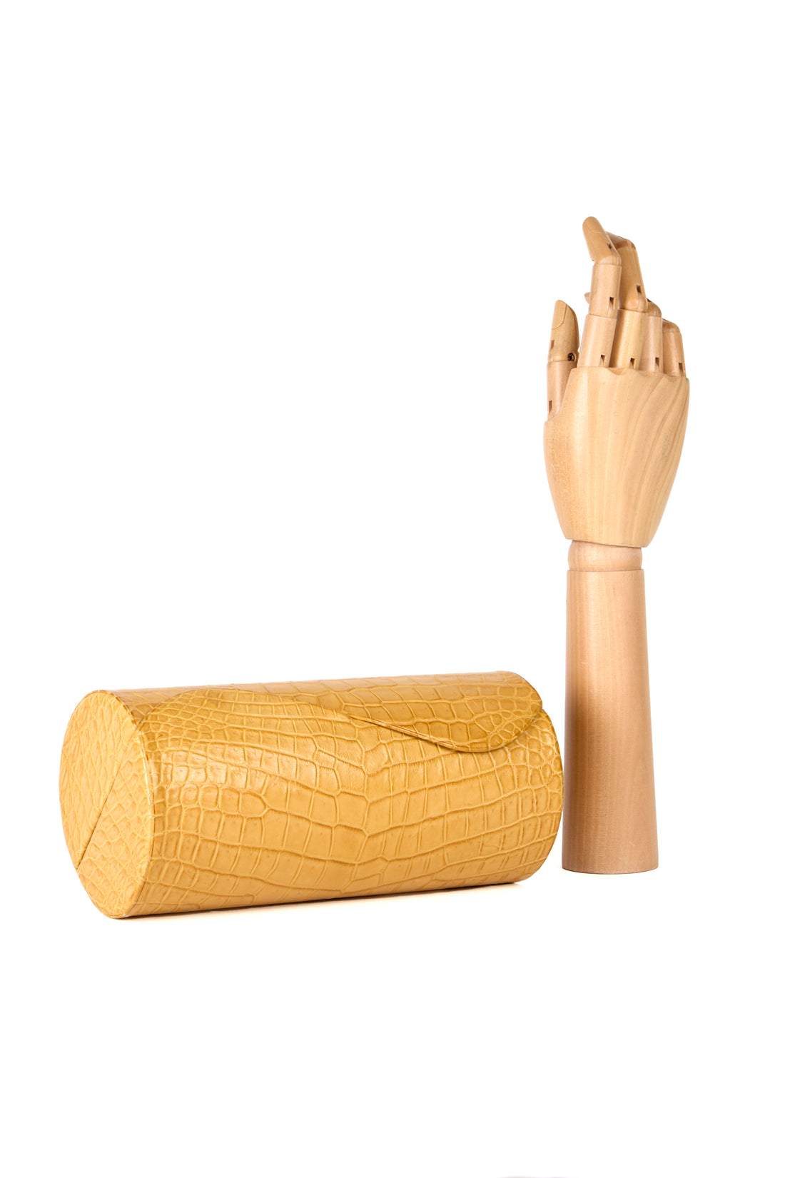 BOITE A BIJOUX - CROCODILE CHAMPAGNE