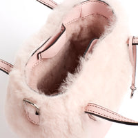 EJIAH 17 - SHEARLING ET VEAU ROSE CERISIER