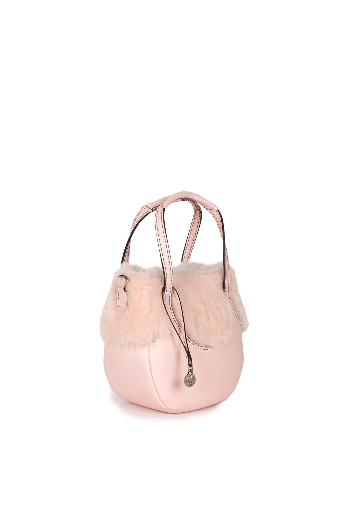 EJIAH 17 - SHEARLING ET VEAU ROSE CERISIER