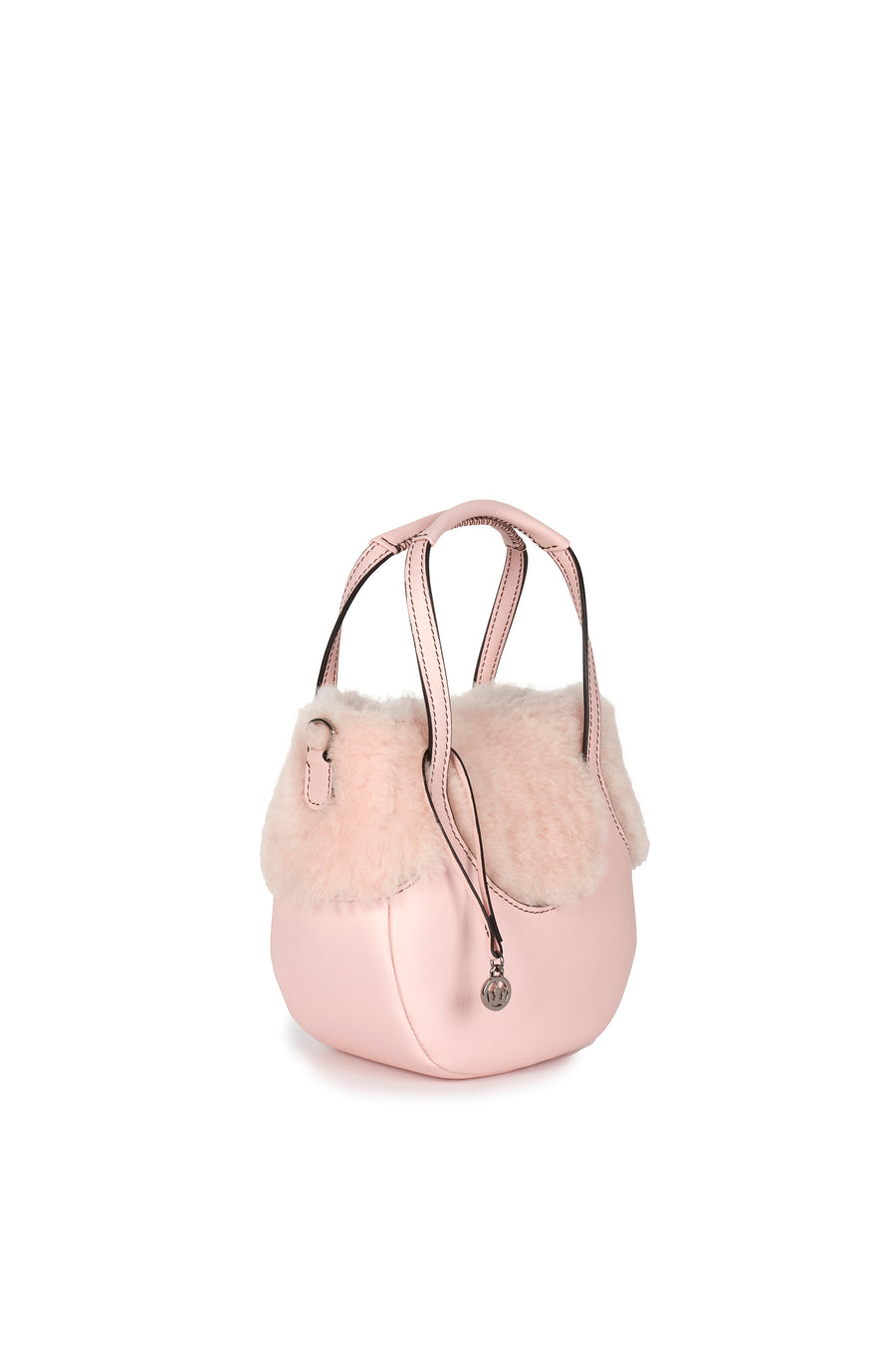 EJIAH 17 - SHEARLING ET VEAU ROSE CERISIER