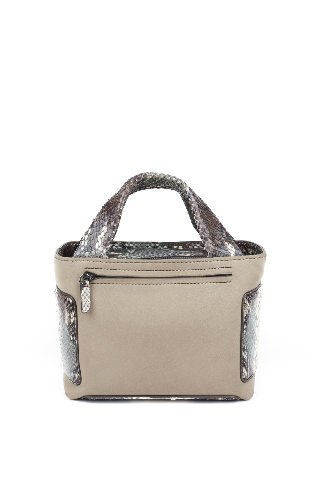 KAYLA 26 - SUEDE - TAUPE / PYTHON - MULTI