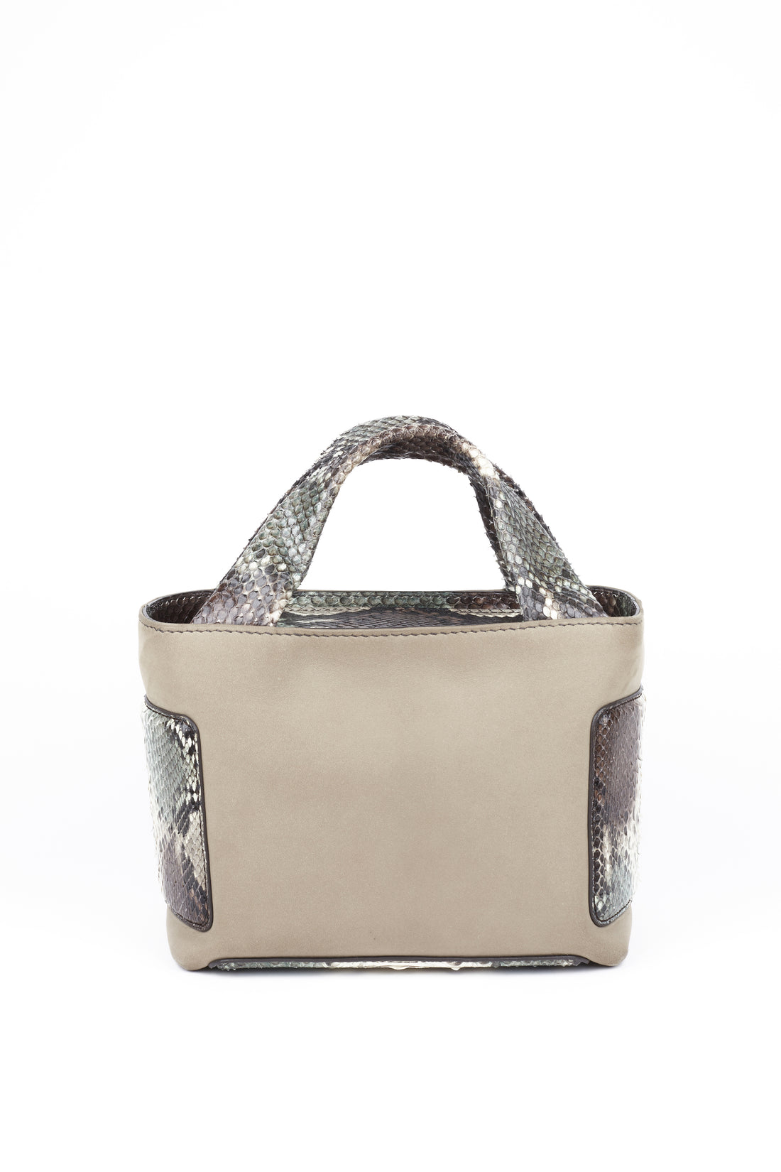 KAYLA 26 - SUEDE - TAUPE / PYTHON - MULTI