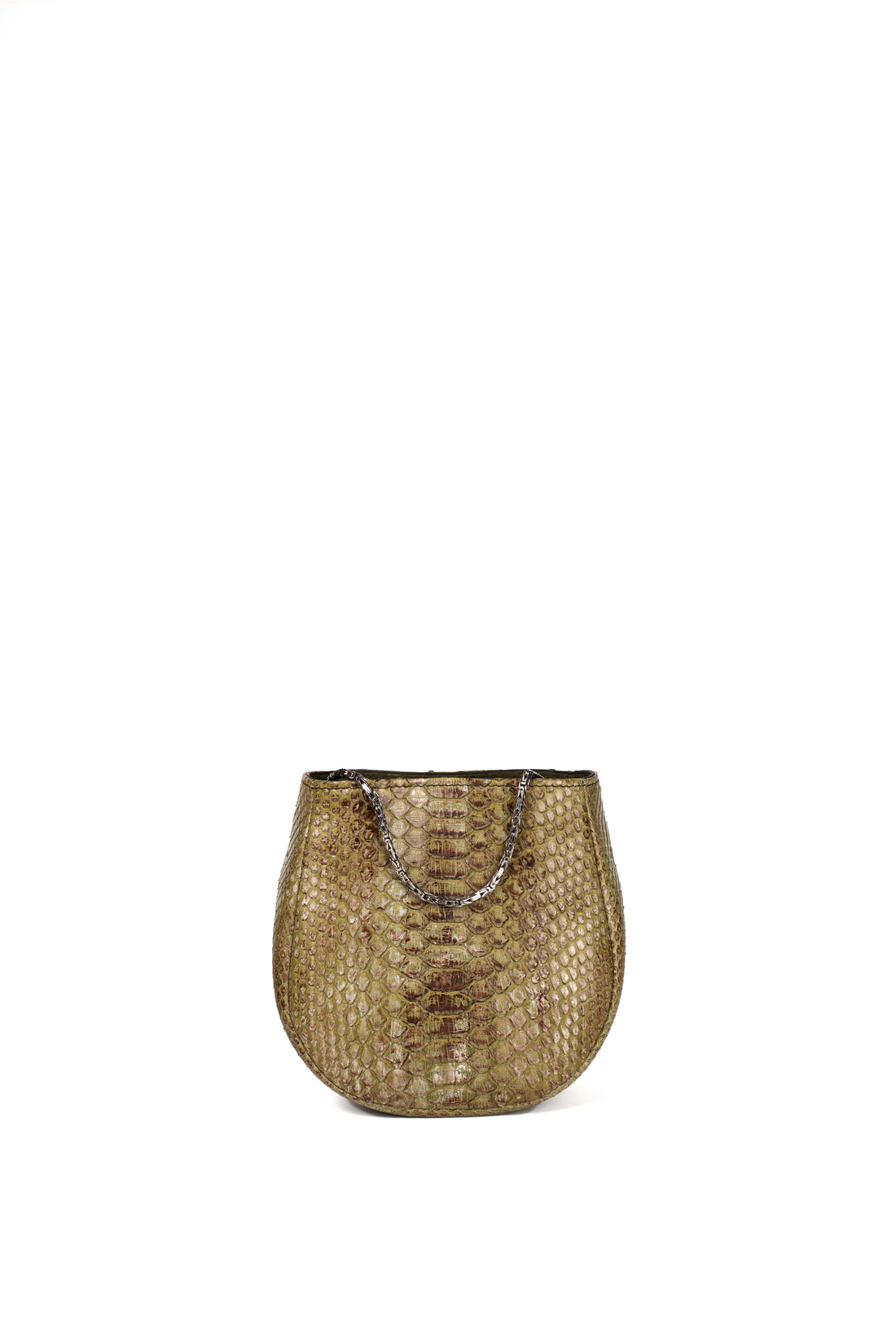 EJIAH 17 DUETTO - VEAU ET PYTHON KAKI