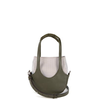 EJIAH 17 DUETTO - VEAU KAKI ET TOILE MARINE