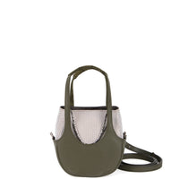 EJIAH 17 DUETTO - VEAU KAKI ET TOILE MARINE