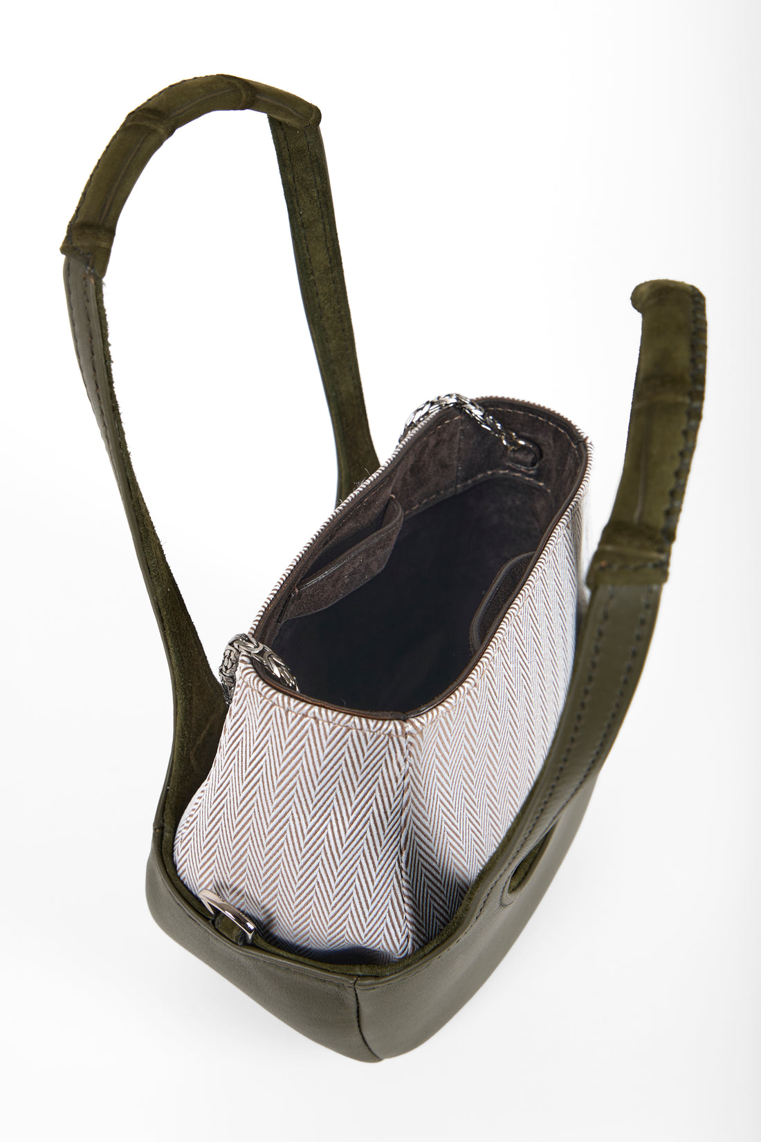 EJIAH 17 DUETTO - VEAU KAKI ET TOILE MARINE