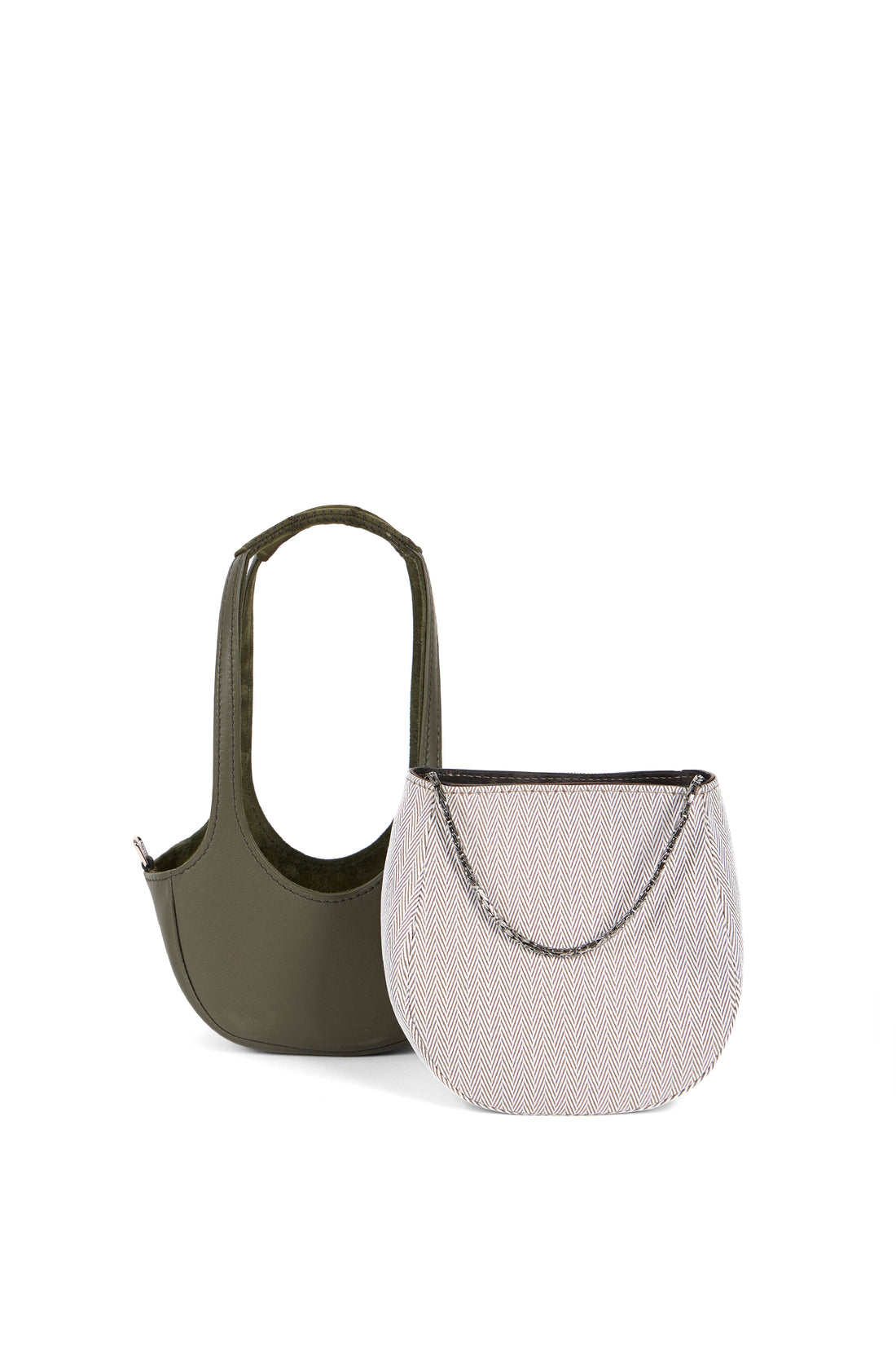 EJIAH 17 DUETTO - VEAU KAKI ET TOILE MARINE