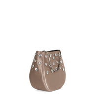 EJIAH 17 DUETTO - SATIN CRISTAUX ET VEAU TAUPE