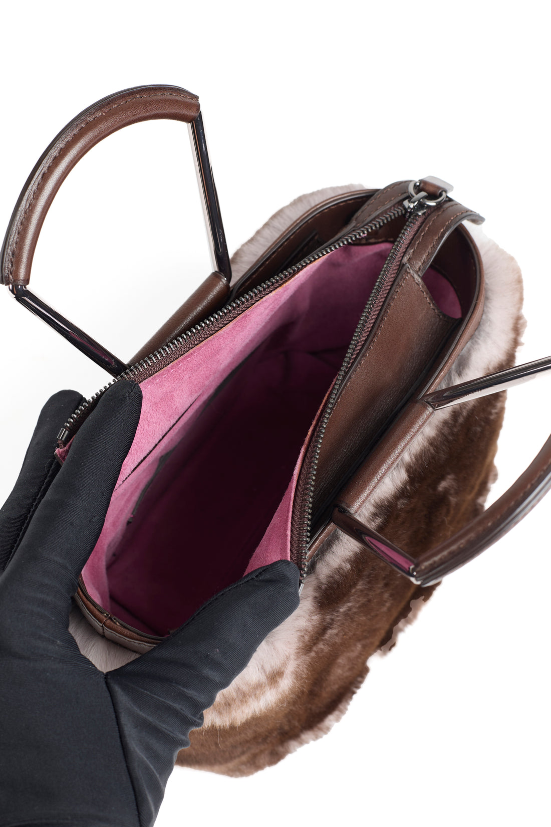 KAYLA 15 - FOURRURE CHOCOLAT ROSÉ