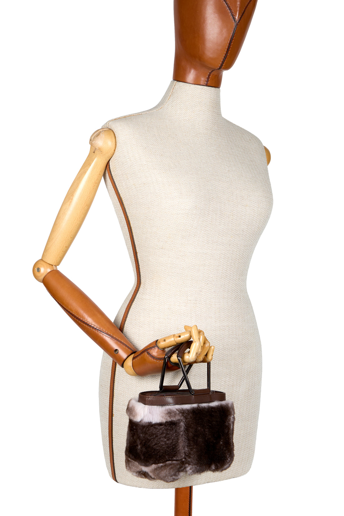 KAYLA 15 - FOURRURE CHOCOLAT ROSÉ