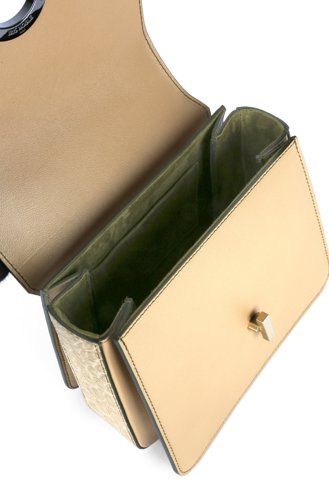 IRIS 18 - VEAU ET CROCODILE TAUPE