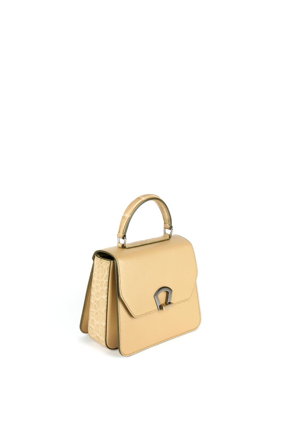 IRIS 18 - VEAU ET CROCODILE TAUPE